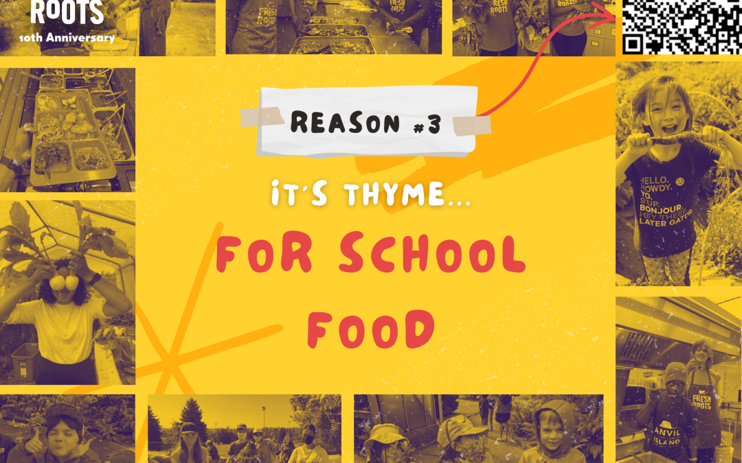 IT’S THYME for School Food!